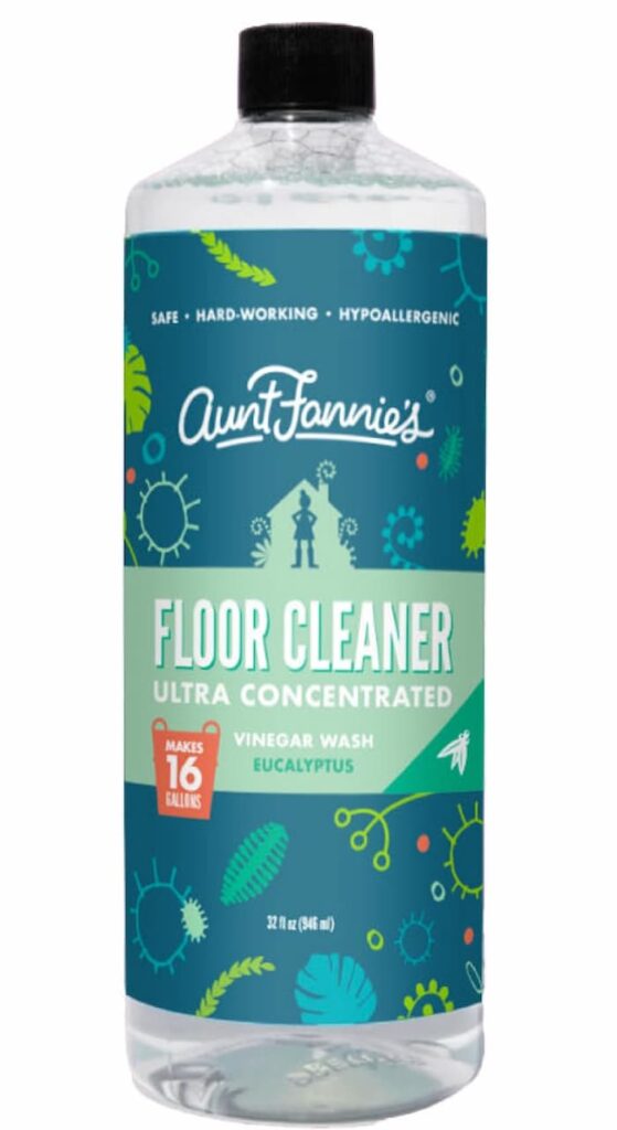 cat safe and dog safe floor cleaner from Aunt Fannies